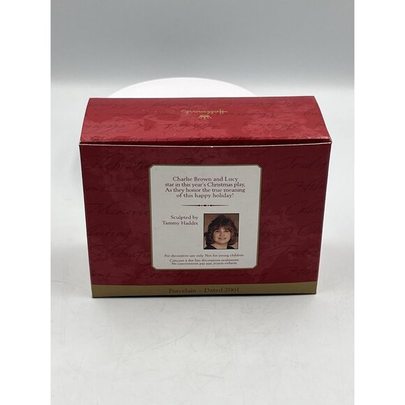 New VTG 2001 Hallmark Keepsake PEANUTS PAGEANT Nativity Scene Ornament SEE ALL - Picture 16 of 16